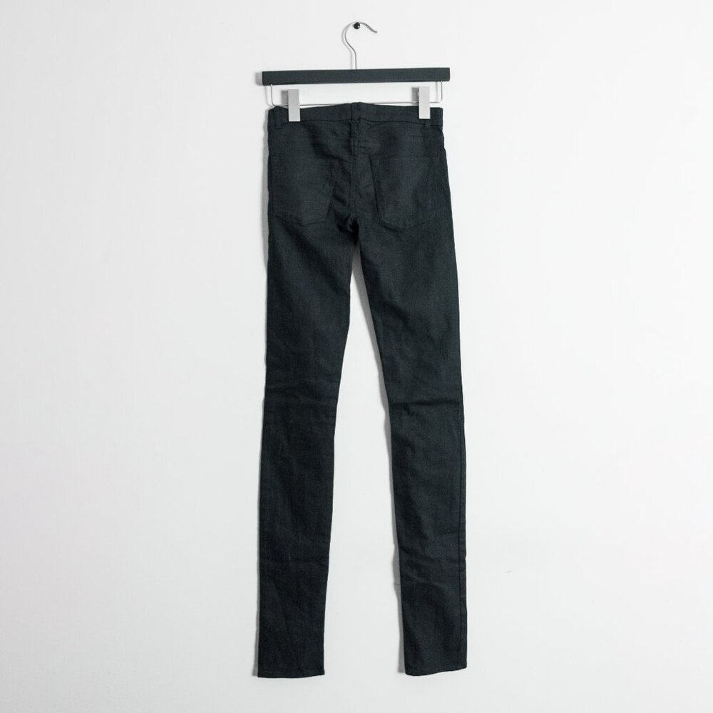 Helmut Lang Leather Front Pants - Picture 4 of 5